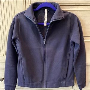 Lululemon size 4 Full Zip Jacket/Sweater Blue